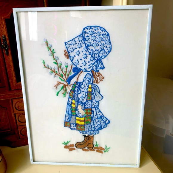 Vintage 1970’s Holly Hobbie Frame - Picture 3 of 8